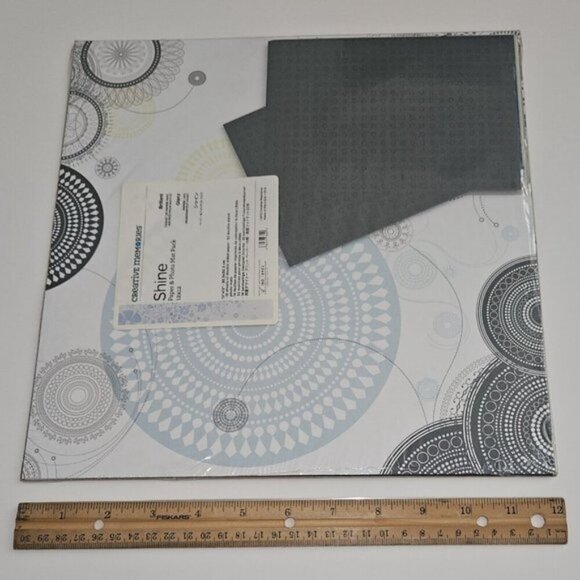NEW Creative Memories 12x12 Shine Paper & Photo Mat Pack Brilliant 2012 SEALED - Picture 2 of 4